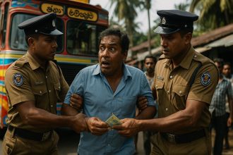 Timekeeper Arrested for Rs 200 Bribe from Private Bus